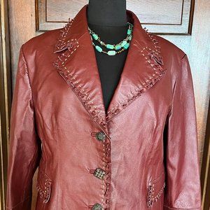 Pamela McCoy Leather Jacket